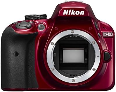 Nikon Digital Lens Reflex Câmera D3400 Corpo Red D3400rd