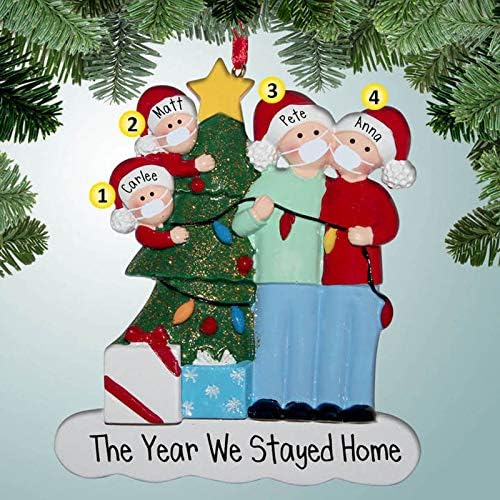 Ornamento ganchos mini decorações de casa personalizadas DIY 2020 Decorações de férias de Natal