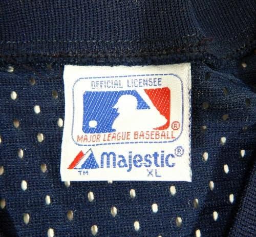 1983-90 California Angels Blank Game Emitido Blue Jersey Batting Practice XL 875 - Jerseys MLB usada para jogo