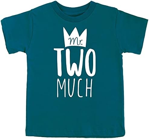 Meninos 2º aniversário, Sr. Two Two Crown Birthday Shirt Imagem