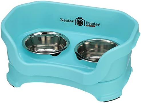Deluxe do alimentador mais integral para cães pequenos - alimentador de animais à prova de bagunça com alimentos