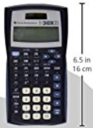 Voltar à escola Texas Instruments Fundamental Ti-30x IIS, Kit de suprimento de calculadora científica de