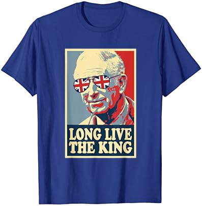 Camisa do rei Charles Long Live the King Shirt Uk British T-Shirt