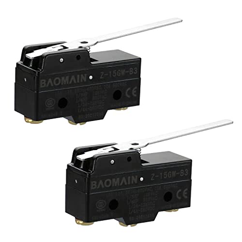 Baomain Micro Switch Z-15GW-B3 15A Pacote de ação SPDT SPDT SPDT SPDT de 2