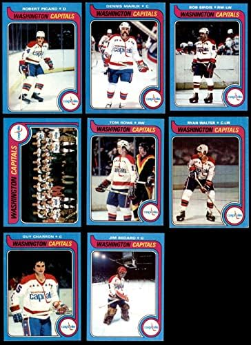 1979-80 Topps Washington Capitals perto da equipe set Washington Capitals-Hockey VG/Ex+ Capitals-Hockey