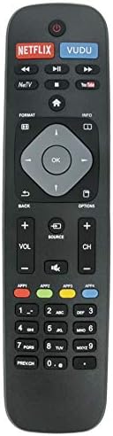 VINABTY Replaced Remote fit for PHILIPS Smart 4K TV 40PFL4609 32PFL4609 28PFL4609 65PFL4909 55PFL4609 43PFL4609