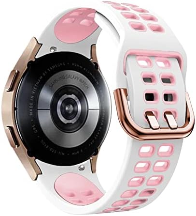 Cinta de silicone oficial de 20 mm para Samsung Galaxy Watch4 Classic 46 42mm/44 40mm Smartwatch