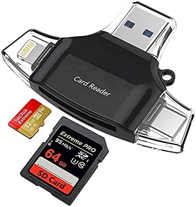 BOXWAVE SMART GADGET Compatível com Nokia C200 - AllReader SD Card Reader, MicroSD Card Reader