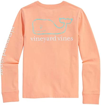 Vineyard Vines Vines Firms 'Whale-Mistura Longa Camiseta