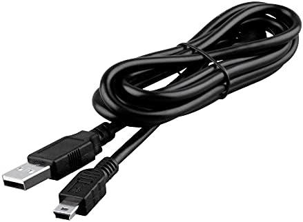 Kybate 5ft Mini USB Power Charging Sync Cable Tord para Sony PlayStation 3 PS3 Controller Sixaxis