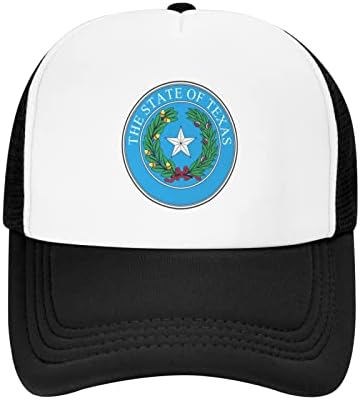 Bolufe State Seal of Texas Children's Baseball Cap, tem uma boa função respirável, conforto