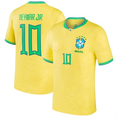 Neymar Jr 10 Brasil Home Soccer Jersey 2022/23