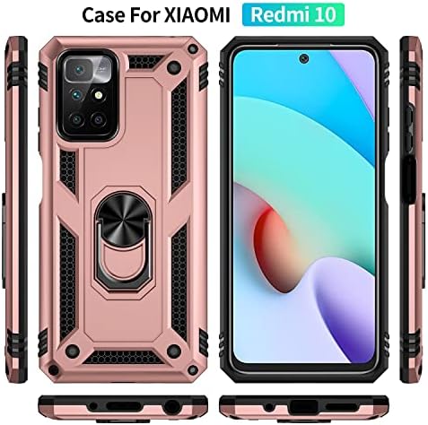 Capa de capa de telefone Compatível com Redmi 10/10 Prime Case, compatível com Redmi Note 11 4G Case Mobile