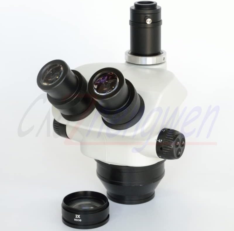 Guoshuche Fycope 7x- 50x 14x- 100x Microscópio estéreo Trinocular Microscópio Trinocular Cabeça + WF10X/ 22mm