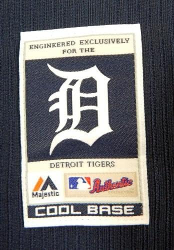 2014-16 Detroit Tigers Adam Ravanelle 30 Jogo emitido na Marinha Jersey ST BP 971 - Jogo usada MLB Jerseys
