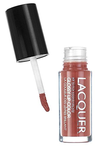Estilo Essentials Rich Nude Lips Lacante - 1 tubo de alta cor dos lábios brilhantes de pigmento