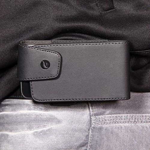 Bolsa de cinto Corrente Coloque o coldre de couro vertical bolsa Carregar protetor compatível com a Samsung Focus
