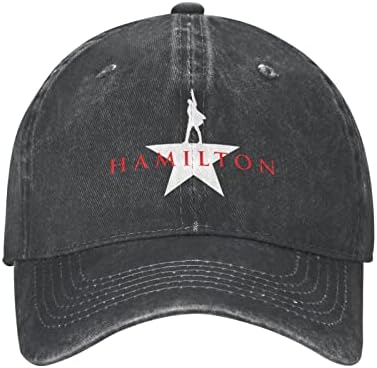 Hamilton, o boné de beisebol masculino de homens musicais lavado de jea
