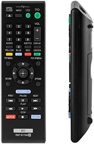 Novo Remoto RMT-B119A Compatível com Sony Blu-ray Disc DVD Player BDP-BX59 BDP-S390 BDP-S590 BDP-BX110 BDP-S1100