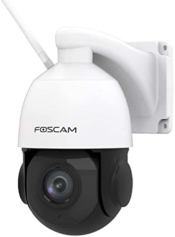 Foscam SD2X 18X Zoom óptico 1080p HD Câmera Wi -Fi PTZ Outdoor Ptz e Fab28s Pacote de junção à prova d'água de aço inoxidável, totalmente à prova de intempéries