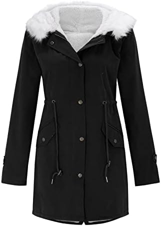 Jaqueta de capuz casaco quente casaco moderno jaqueta de inverno feminino com bolso slim fashion cardigan