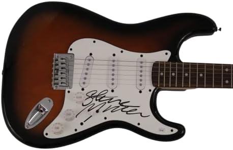 Steve Miller assinou autógrafo em tamanho grande Fender Statocaster Electric Guitar - The Steve Miller