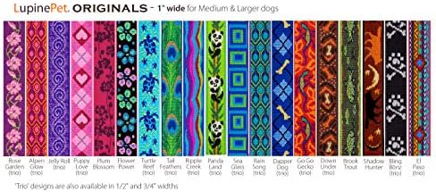 Martingale Dog Collar by Lupin 1 Wide El Paso Design Ajusta 15 a 22