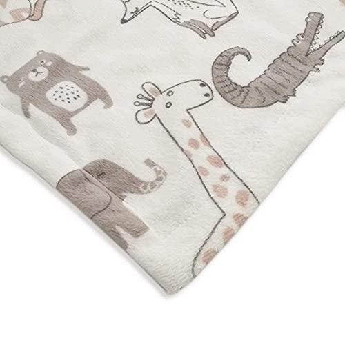Cobertor de bebê de Boritar + Coberto de Segurança do Bebê de Elefante com Adoráveis ​​Animais