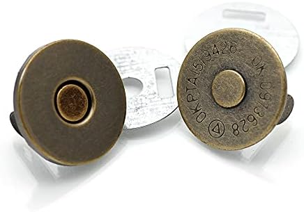Craftmemore Botões de encaixe magnético fino de qualidade fecho forte para bolsas de costura de bolsa fechamentos