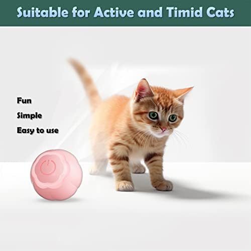 AVISO AVISO BALL SMART MOVIMENTO GAT BOY, esportes para gatos internos Ativam instintos de caça, bolas