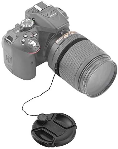 Tampa de tampa de lente de 62 mm compatível com Tamron Auto Focus 70-300mm f/4.0-5.6 DI LD Macro Zoom,