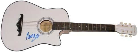 Marcus Mumford assinou o Autograph Tampe Tomante Acesty Guitar A W/James Spence Authentication JSA Coa