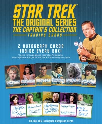 2018 Rittenhouse Archives Star Trek TOS A Coleção Capitão de Capitão da série original