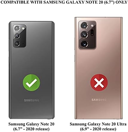 Alphacell Cover Compatível com Samsung Galaxy Note 20 | Série de casos do coldre | Proteção de grau