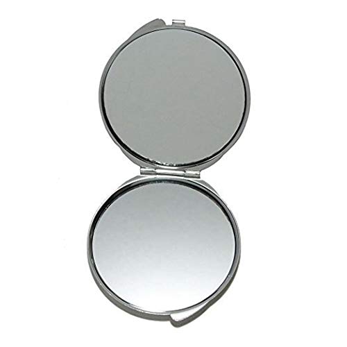 Espelho, espelho compacto, nuvens de praia cor, espelho de bolso, espelho portátil