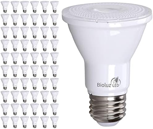 Bioluz LED PAR20 LED lâmpadas 3000K 90 CRI 5,5W = 75W Substituição Soft Branca Dimmível Lâmpada