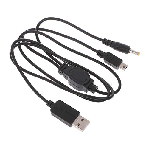 Data Cable Carreger Power 2 em 1 cabo de carga de dados USB para o Sony PSP 2000 3000 Game Console