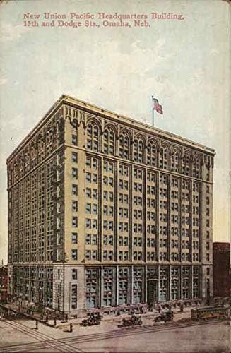 Novo edifício da sede da Union Pacific, 15º e Dodge Sts. Omaha, Nebraska NE original de cartão