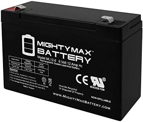 ML12-6 .250TT-6V 12AH Bateria Substitui 10ah durading 3FM10 T2, 3-FM-10 T2