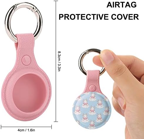 Porta -cartoon doodle portador de cartoon para airtag anel de chave tpu tag de capa de proteção de proteção