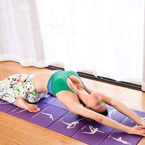 HH-HL Yoga Pads ioga tapetes de ioga 8 mm não deslize tapete de exercício Tapete de fitness dobrável tapete de