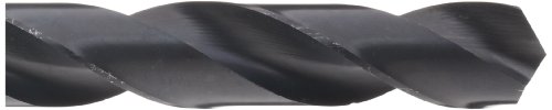 Chicago Latrobe 110S Bit de broca de aço de aço de alta velocidade, acabamento de óxido preto, hastes