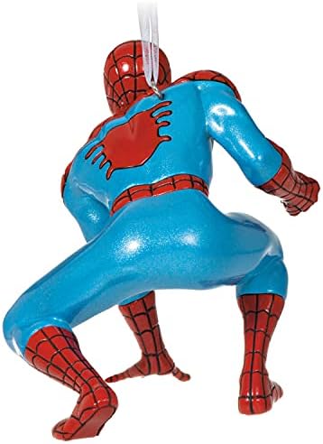 Hallmark Keetake Ornamento de Natal 2021, Marvel Spider-Man, Metal