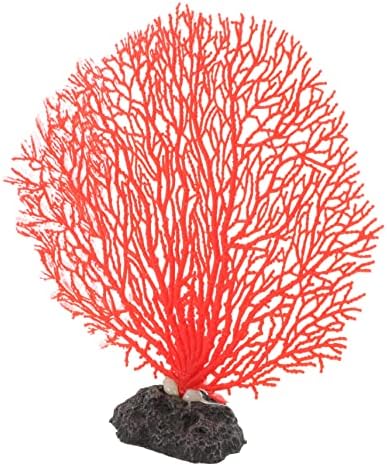 IPETBOOM 5PCS ACESSÓRIOS CELHOS CRIGENTES Decoração de coral vermelho ornamento peixe