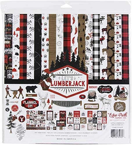 Echo Park Paper Company Let's Lumberjack Collection Kit