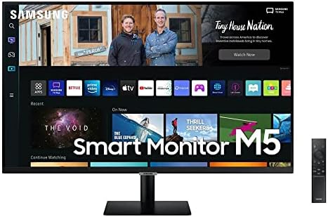 Samsung 32 M50B Series FHD Monitor inteligente com TV de streaming, 4ms, 60Hz, HDMI, HDR10, assista