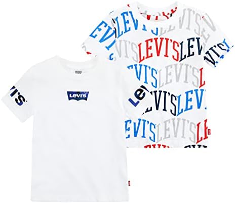 Camiseta gráfica de 2-pacote dos meninos de Levi