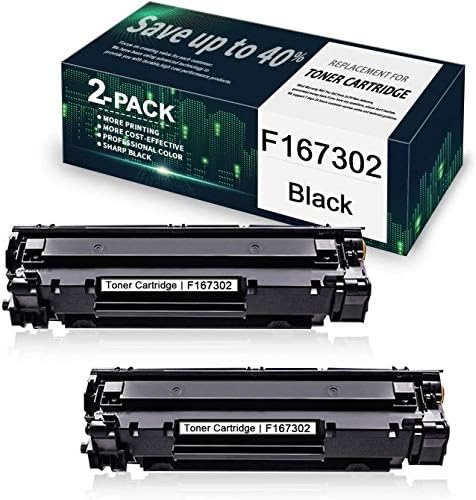 2-Pack Black F167302 Substituição de cartucho de toner compatível para a impressora Canon F167302.