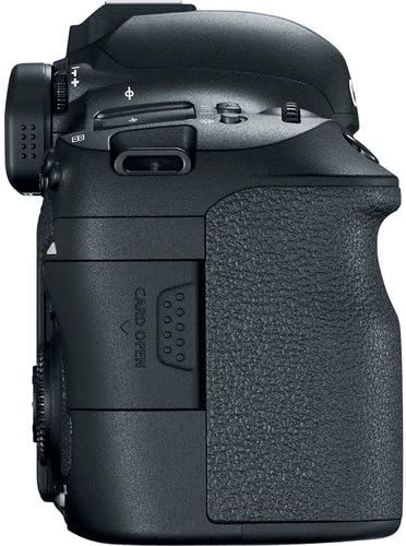 Canon EOS 6D Mark II Câmera DSLR com bolsa, bateria extra, luz LED, microfone, filtros e mais - pacote
