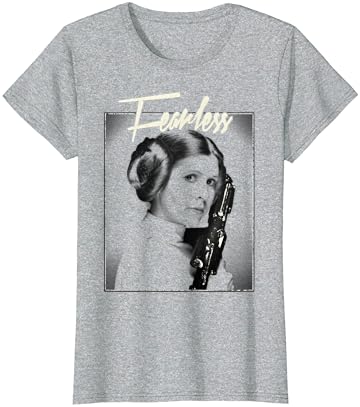 Star Wars Princesa Leia Fearless Perfil Poster T-shirt